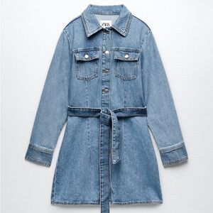 NWT Zara Denim Mini Dress